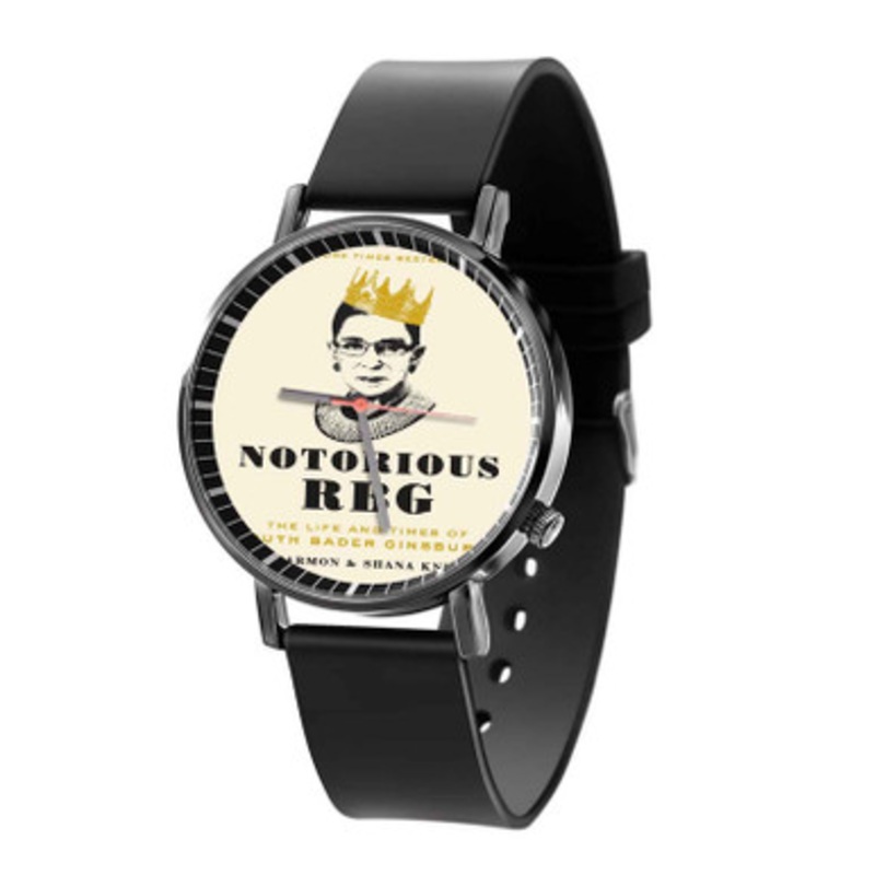 Notorious RBG Black Quartz Watch With Premium Gift Box for Unisex