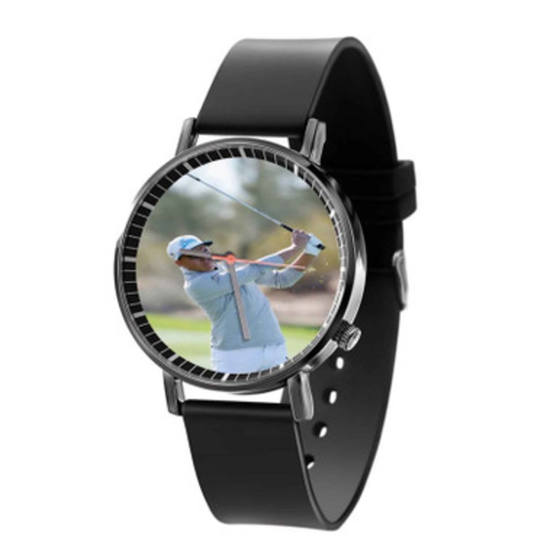 Rickie Fowler Black Quartz Watch Unisex With Premium Gift Box
