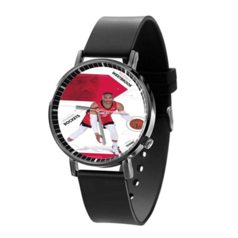 Russell Westbrook Houston Rockets NBA Unisex Quartz Watch With Premium Gift Box