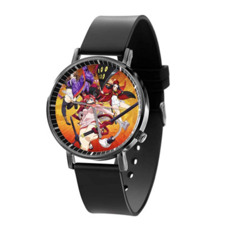 Samurai Girls Unisex Black Quartz Watch With Premium Gift Box