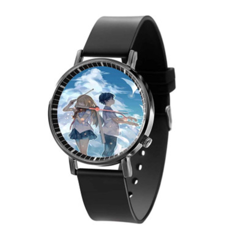 Shigatsu wa Kimi no Uso Your Lie in April Black Quartz Watch Unisex With Premium Gift Box