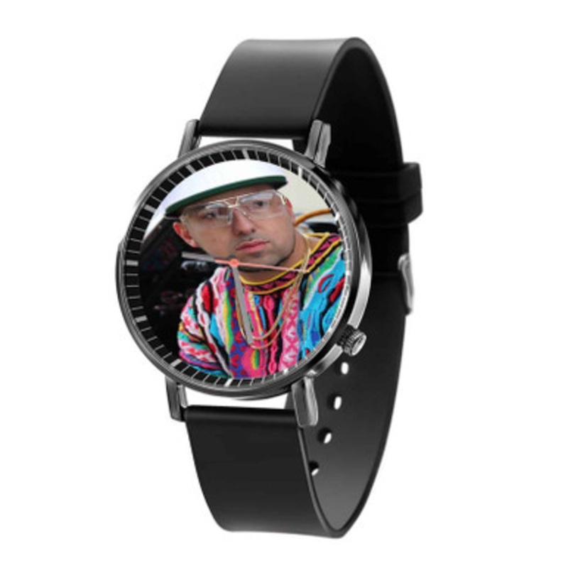 termanology rapperkl4 Black Quartz Watch Unisex With Premium Gift Box