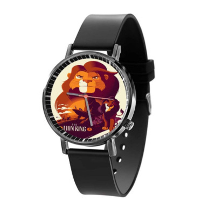 The Lion King Disney Black Quartz Watch Unisex With Premium Gift Box