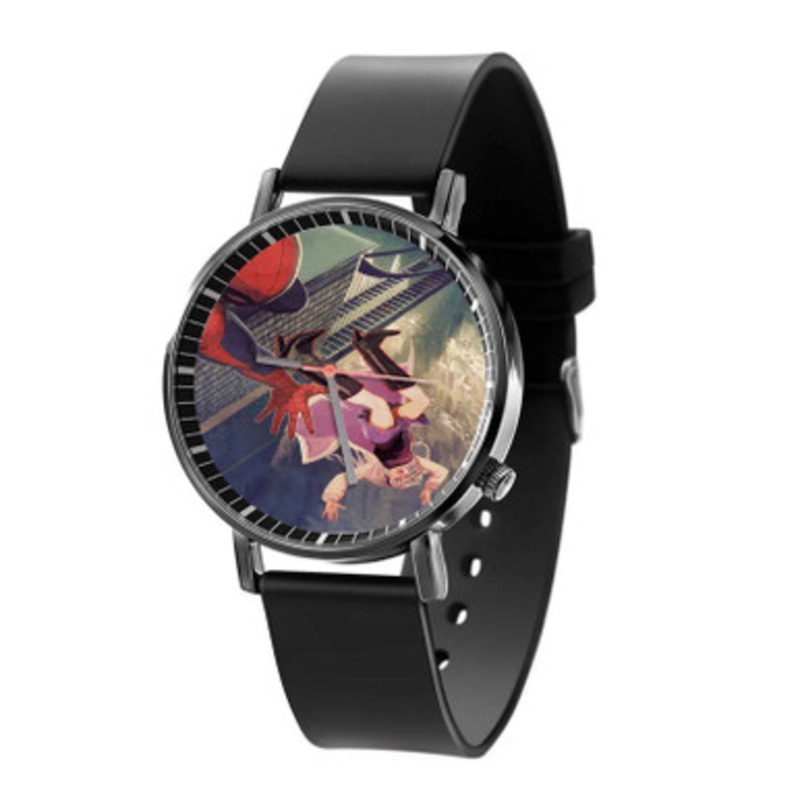 The Night Gwen Stacy Died Marvel Comic Unisex Black Quartz Watch With Premium Gift Box