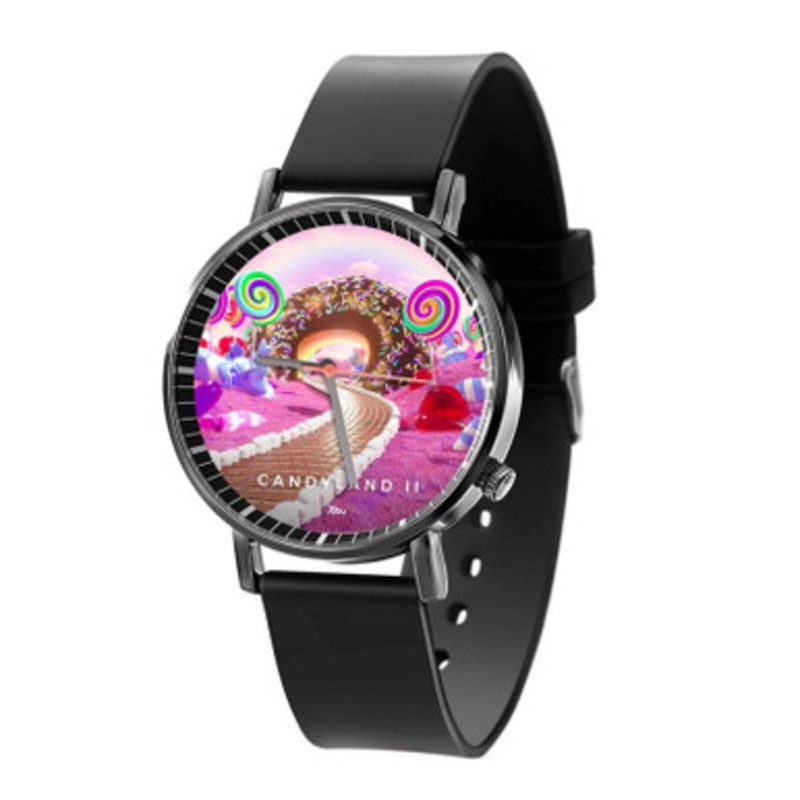 Tobu Candyland Pt Ii Black Quartz Watch Unisex With Premium Gift Box