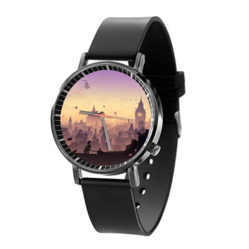 Wind s In The East Mary Poppins Black Quartz Watch Unisex With Premium Gift Box