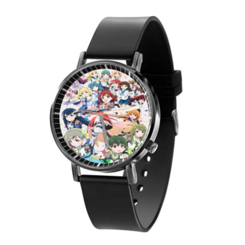 Battle Girl High School Black Quartz Watch Unisex With Premium Gift Box