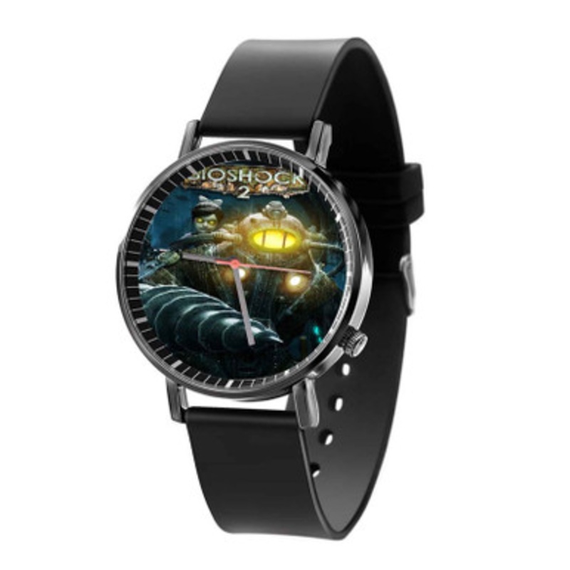 Bioshock 2 Black Quartz Watch Unisex With Premium Gift Box