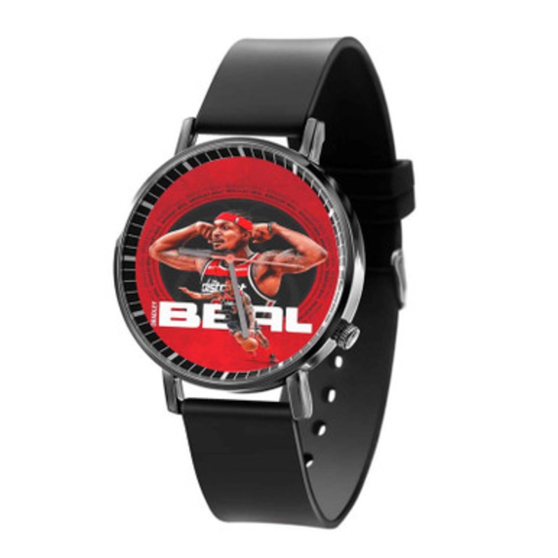Bradley Beal Washington Wizards Black Quartz Watch With Premium Gift Box for Unisex