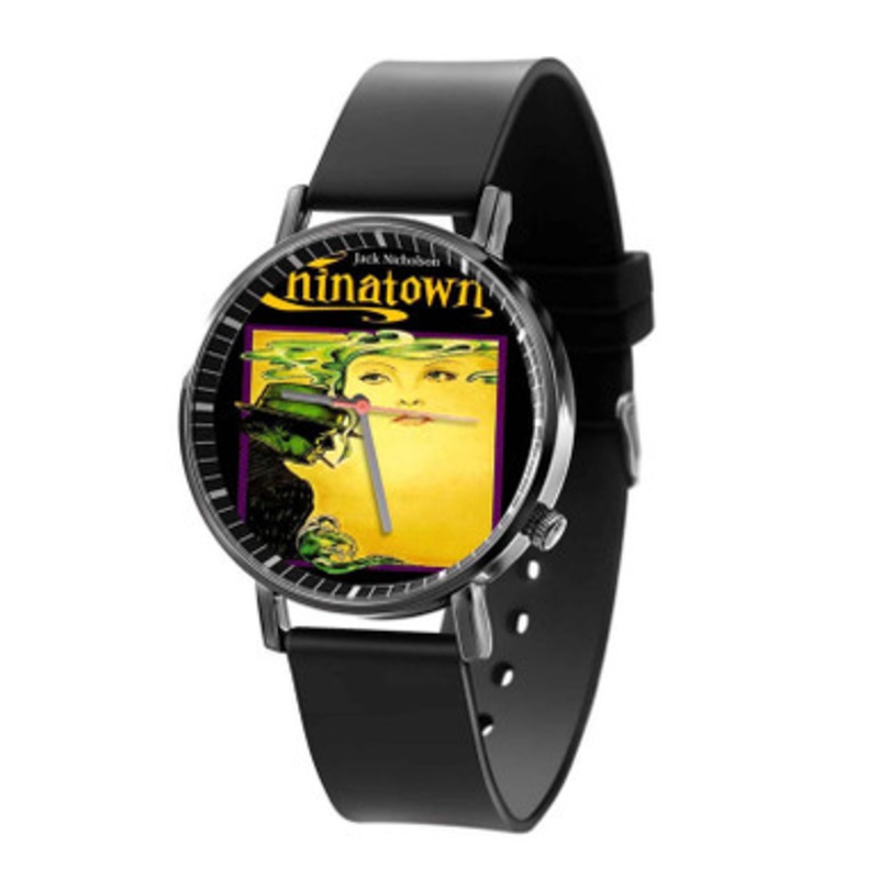 Chinatown Unisex Black Quartz Watch With Premium Gift Box
