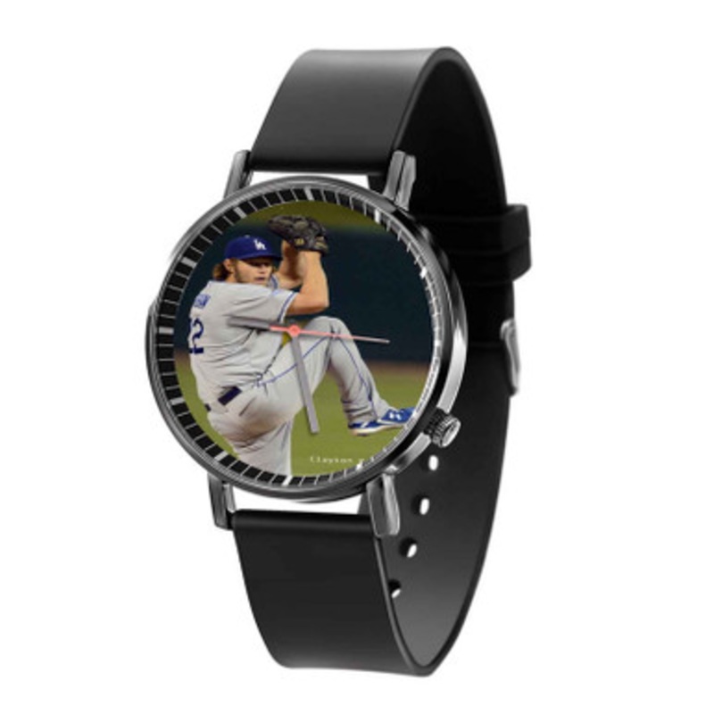 Clayton Kershaw MLB Black Quartz Watch Unisex With Premium Gift Box