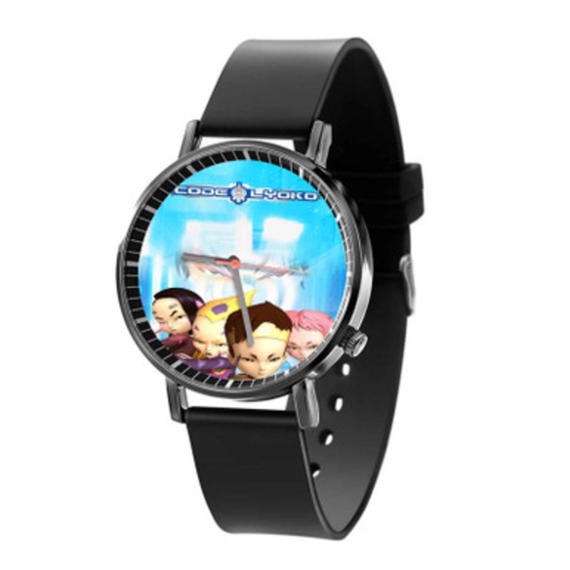 Code Lyoko Black Quartz Watch With Premium Gift Box for Unisex