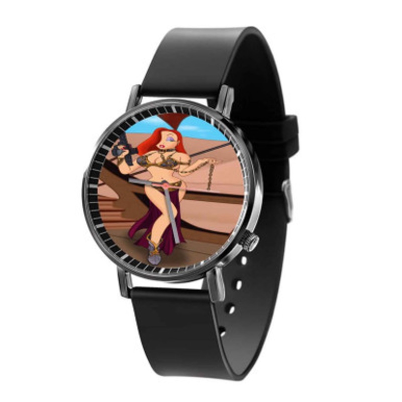 Disney Jessica Rabbit Beautiful Black Quartz Watch Unisex With Premium Gift Box