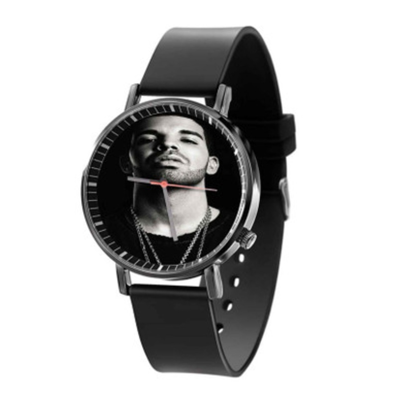 Drake Black and White Black Quartz Watch Unisex With Premium Gift Box