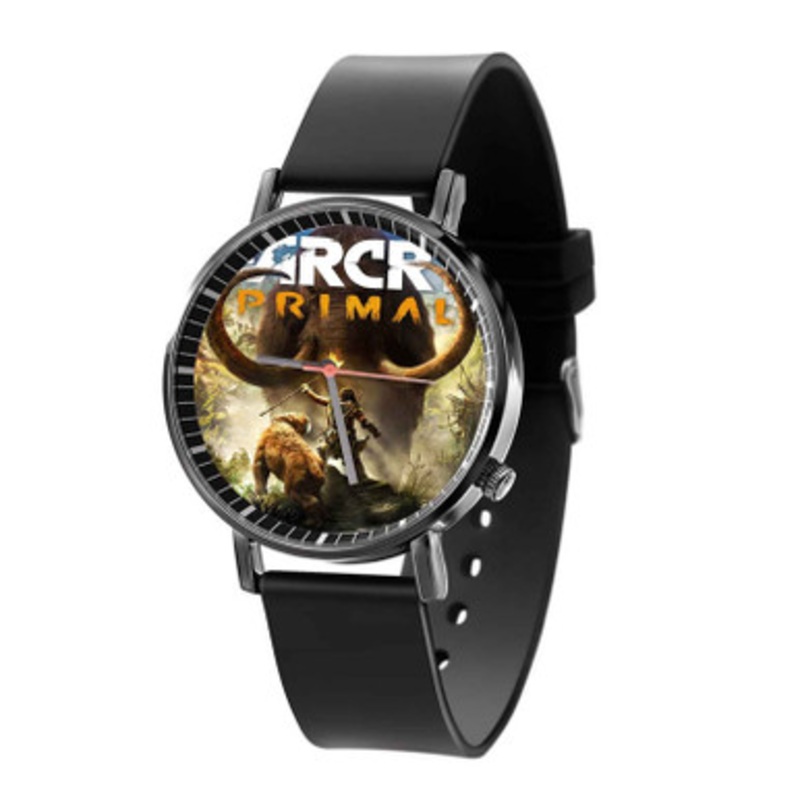 Far Cry Primal Black Quartz Watch Unisex With Premium Gift Box