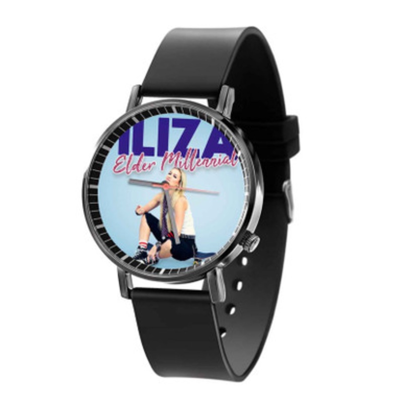iliza Shlesinger Elder Millennial Black Quartz Watch With Premium Gift Box for Unisex
