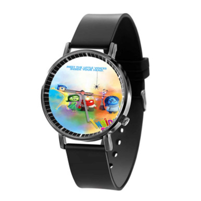 Inside Out Characters Black Quartz Watch Unisex With Premium Gift Box