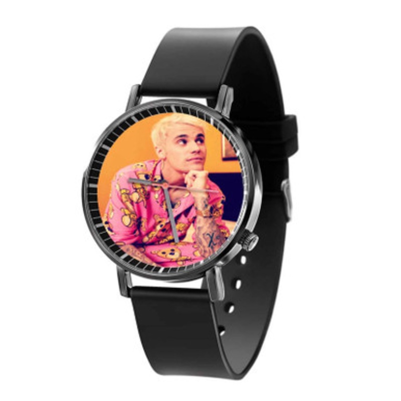 Justin Bieber Yummy Black Quartz Watch Unisex With Premium Gift Box