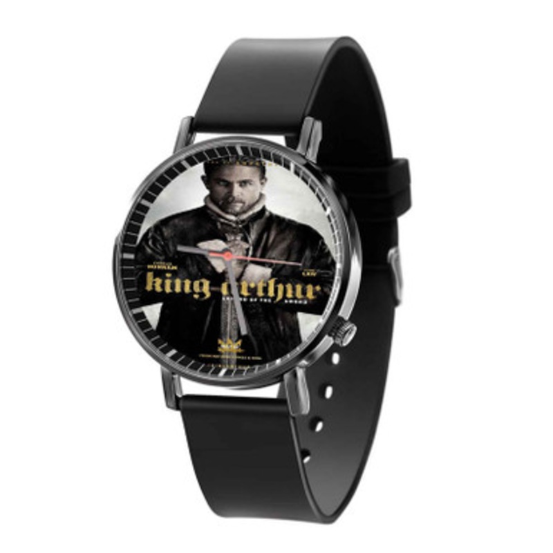 King Arthur Legend of the Sword Black Quartz Watch Unisex With Premium Gift Box