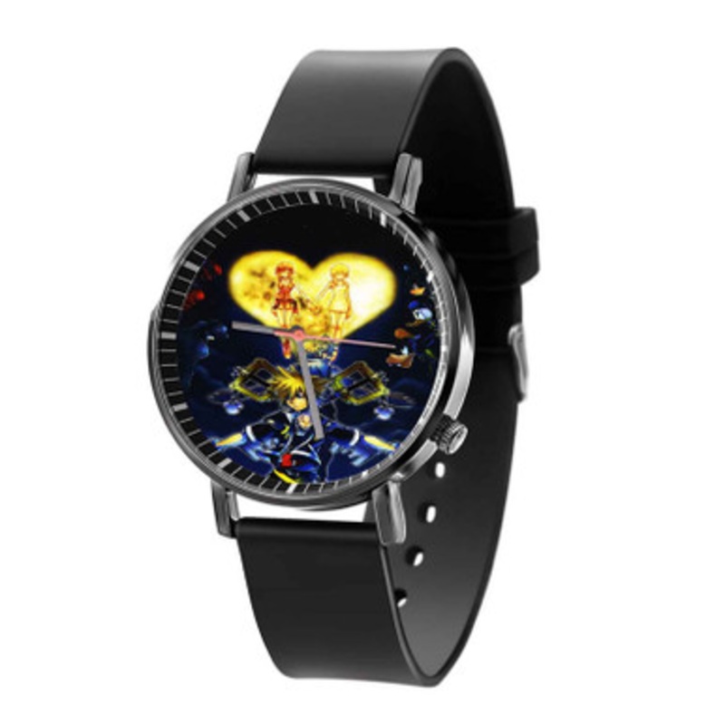 Kingdom Hearts Game Black Quartz Watch Unisex With Premium Gift Box