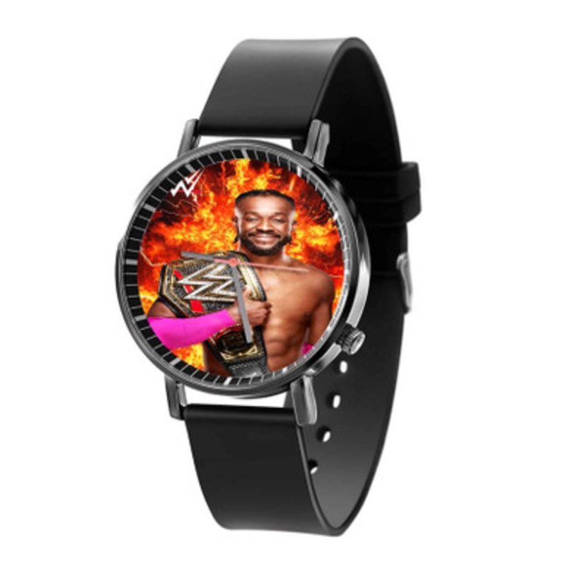 Kofi Kingston WWE Black Quartz Watch Unisex With Premium Gift Box