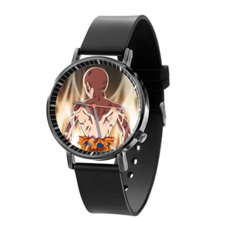 Krillin Dragon Ball Super Black Quartz Watch Unisex With Premium Gift Box