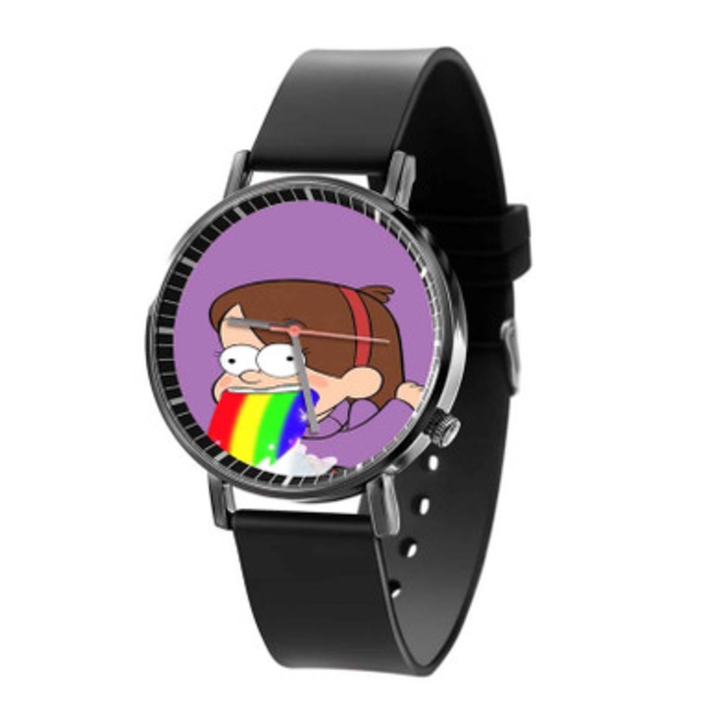 Mabel Pines Gravity Falls Unisex Black Quartz Watch With Premium Gift Box
