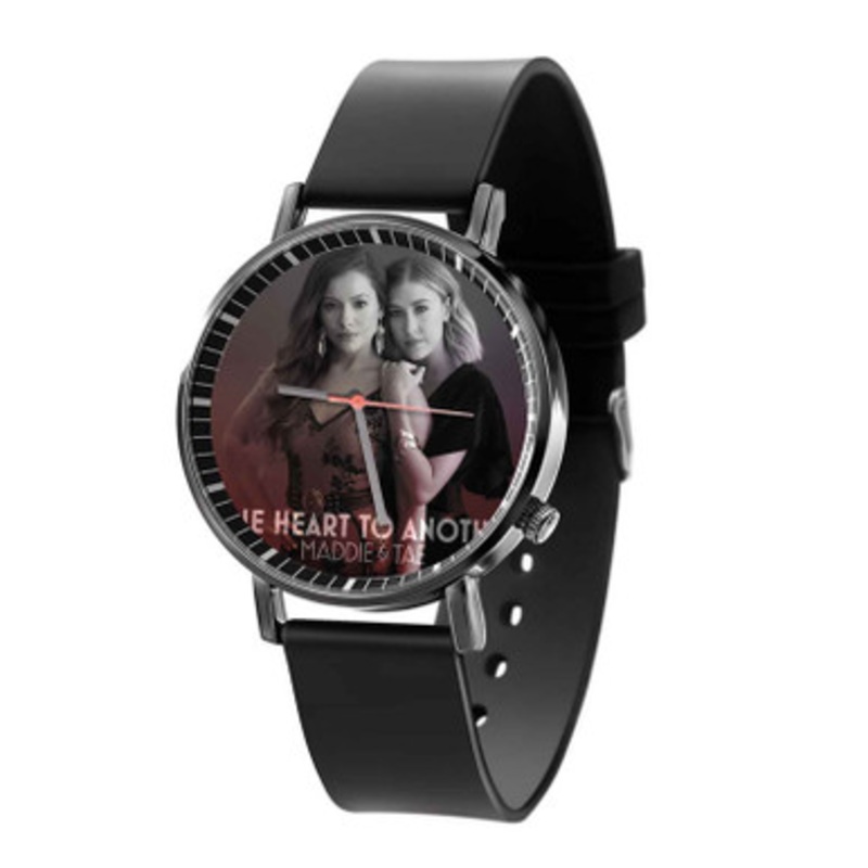 Maddie Tae Black Quartz Watch Unisex With Premium Gift Box