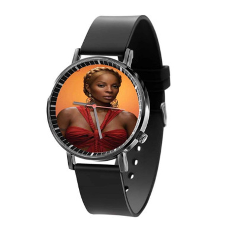 Mary J Blige Unisex Black Quartz Watch With Premium Gift Box