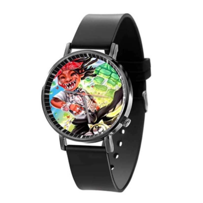 Nelly Trippie Redd Black Quartz Watch Unisex With Premium Gift Box