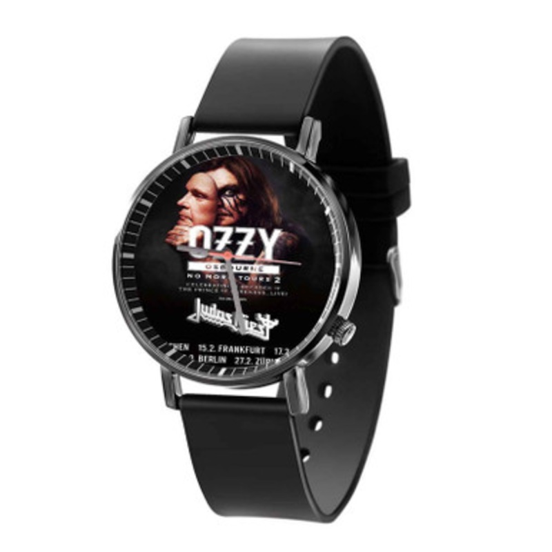 Ozzy Osbourne No More Tours 2 Black Quartz Watch Unisex With Premium Gift Box