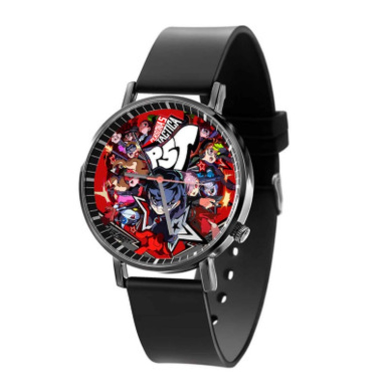 Persona 5 Tactica Black Quartz Watch Unisex With Premium Gift Box