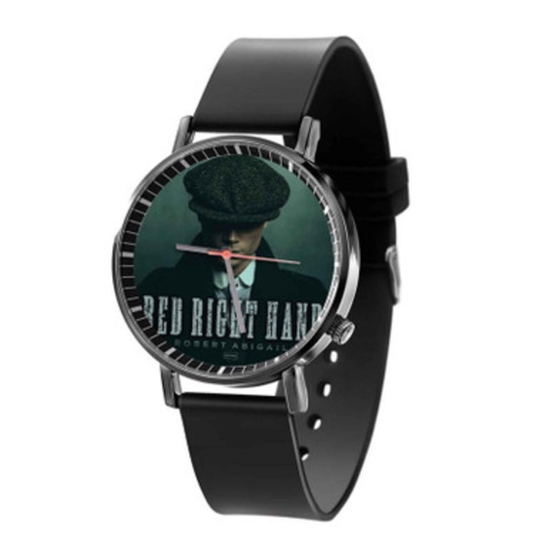 Robert Abigail Red Right Hand Black Quartz Watch Unisex With Premium Gift Box
