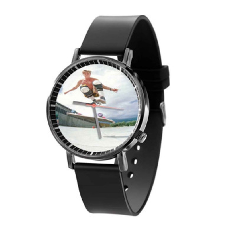 Rodney Mullen Skateboard Black Quartz Watch Unisex With Premium Gift Box