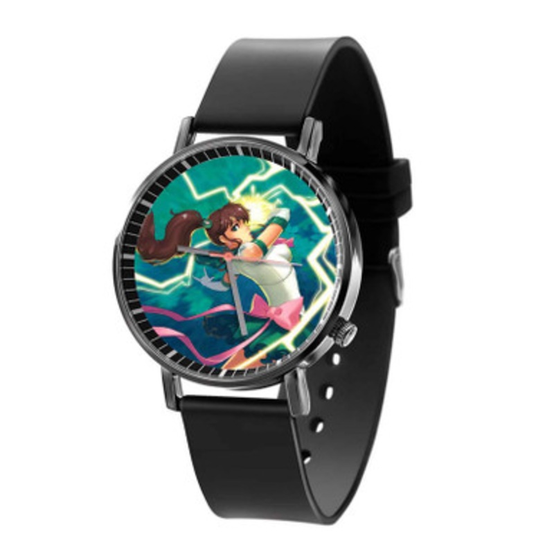 Sailor Jupiter Black Quartz Watch Unisex With Premium Gift Box