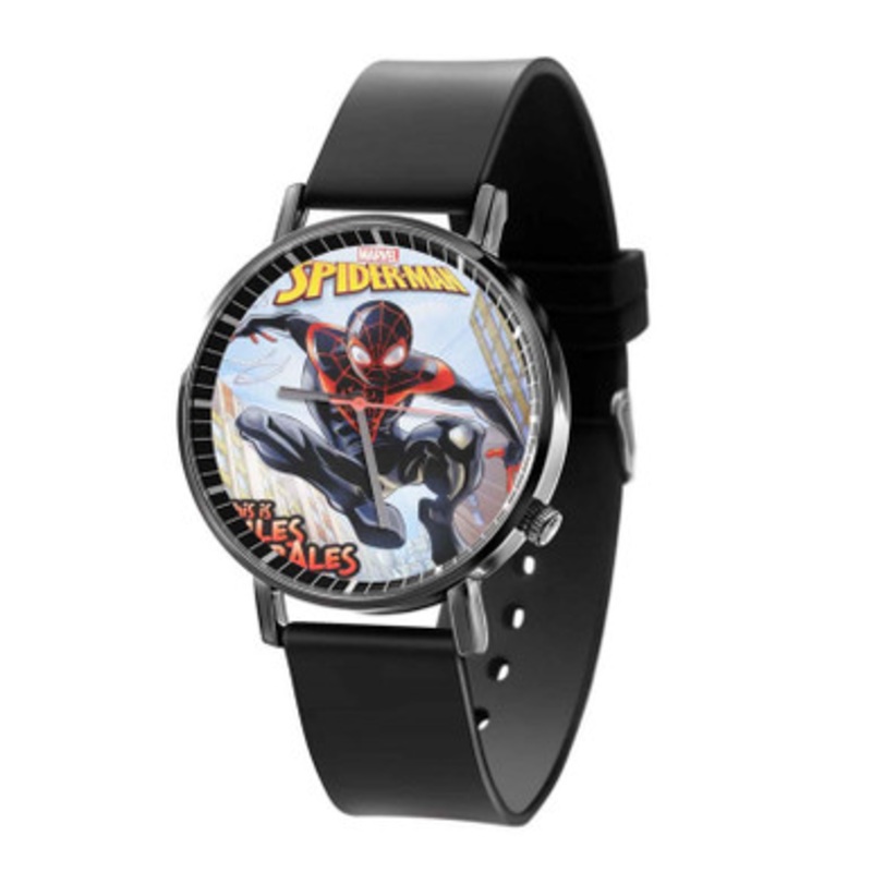 Spider Man This Is Miles Morales Unisex Quartz Watch With Premium Gift Box
