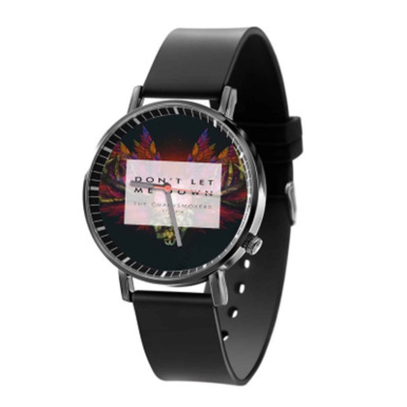 The Chainsmokers Don t Let Me Down Arts Unisex Black Quartz Watch With Premium Gift Box