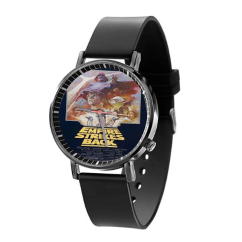The Empire Strikes Back Star Wars Black Quartz Watch Unisex With Premium Gift Box