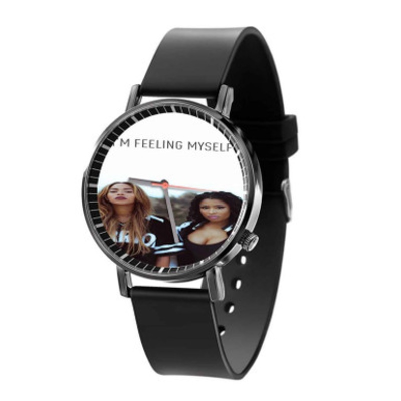Beyonce and Nicki Minaj Feeling Myself Black Quartz Watch Unisex With Premium Gift Box