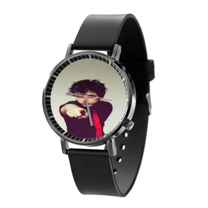 Billie Joe Amstrong Black Quartz Watch Unisex With Premium Gift Box