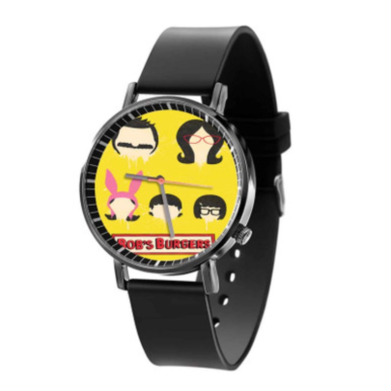 Bob s Burgers Face Unisex Black Quartz Watch With Premium Gift Box