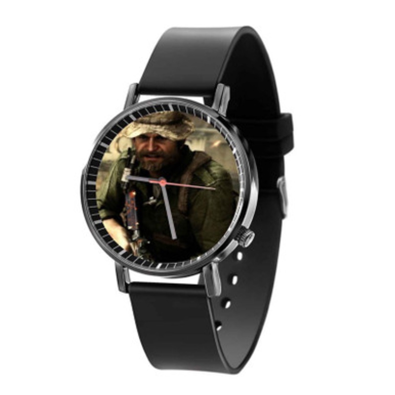 Captain Price Call of Duty Unisex Black Quartz Watch With Premium Gift Box