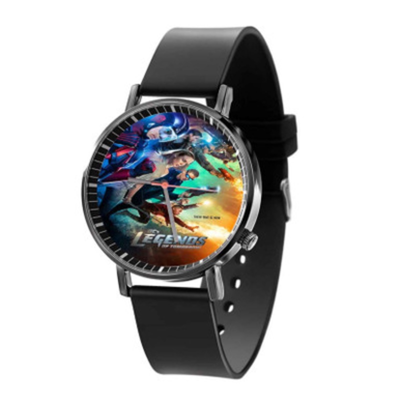 DC Legends of Tomorrow Black Quartz Watch Unisex With Premium Gift Box