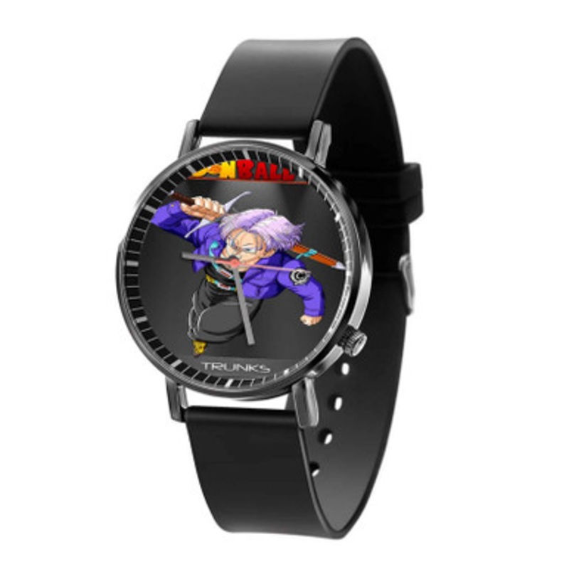 Dragon Ball Z Trunks Unisex Black Quartz Watch With Premium Gift Box