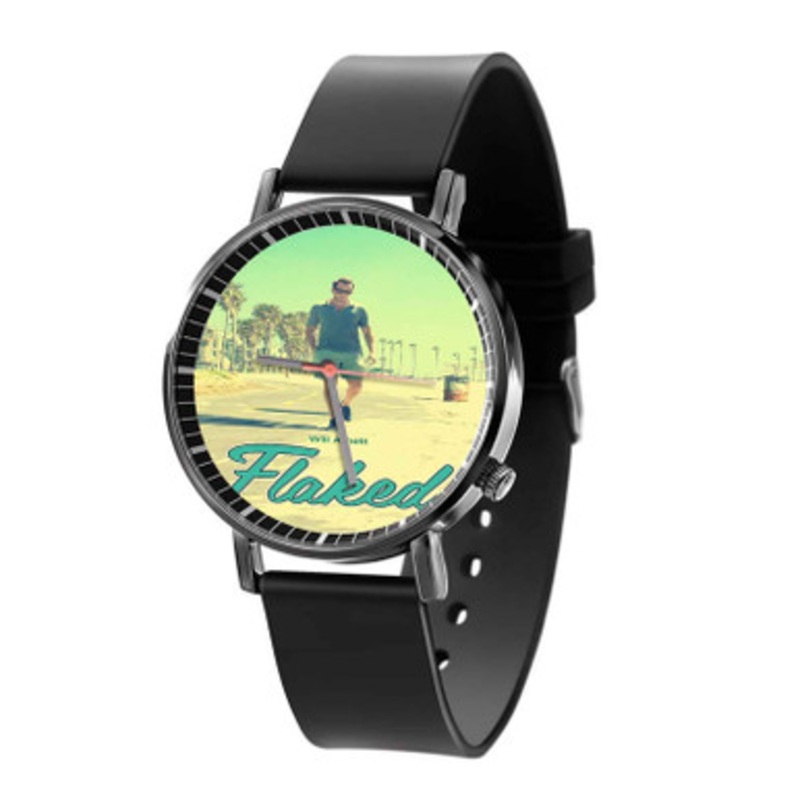 Flaked Arts Black Quartz Watch With Premium Gift Box for Unisex