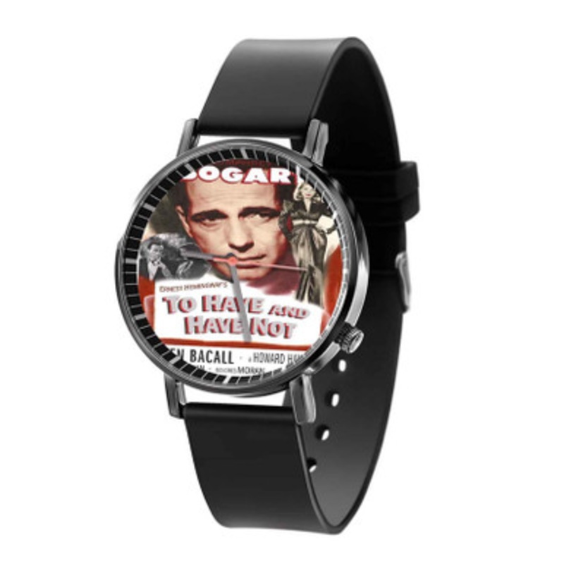 Humphrey Bogart To Have And Have Not Black Quartz Watch Unisex With Premium Gift Box