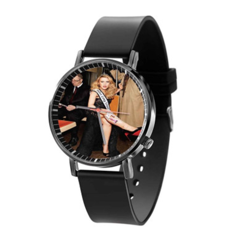 Kate Mc Kinnon Black Quartz Watch With Premium Gift Box for Unisex