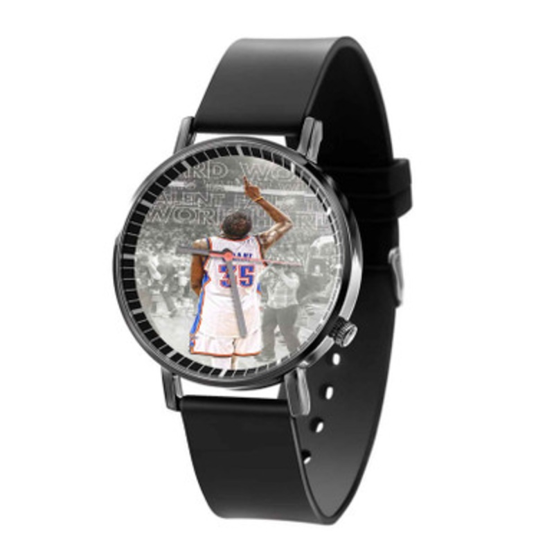 Kevin Durant Motivational Quotes Black Quartz Watch Unisex With Premium Gift Box