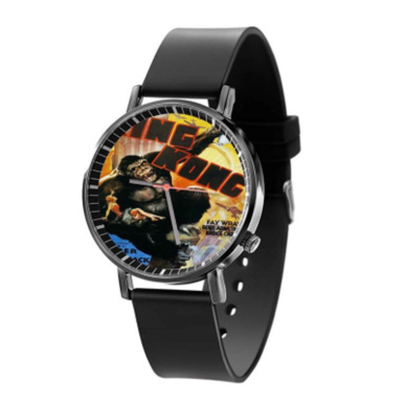 King Kong Classic Black Quartz Watch Unisex With Premium Gift Box