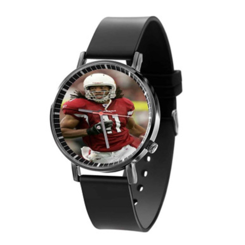 Larry Fitzgerald Arizona Cardinals Black Quartz Watch Unisex With Premium Gift Box